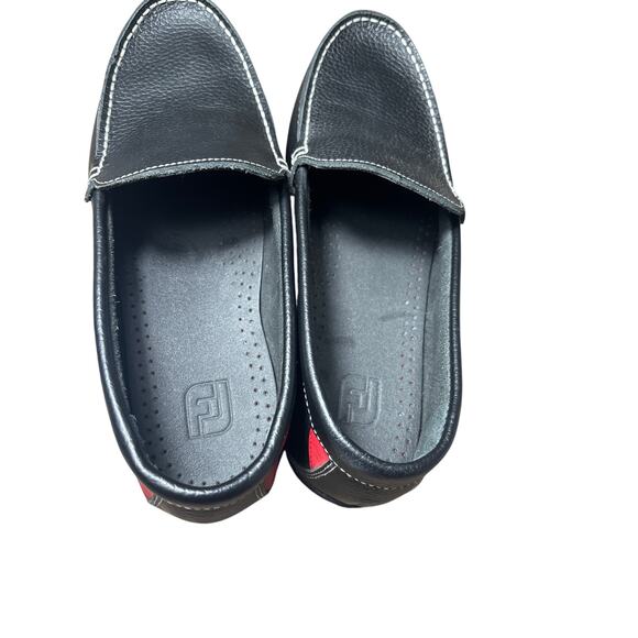 Men's NWOB Foot Joy Black Slip On Loafer Sz 10.5 - Picture 4 of 5